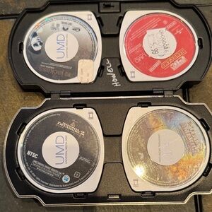 Sony UMD Disc Collection - Black and Red Case